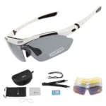 Rockbros 10002 Polarizing Cycling Glasses White