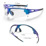 Rockbros 10069 Photochromic Uv400 Cycling Glasses Blue