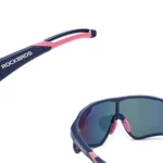 Rockbros 10134Pl Polarized Cycling Glasses Blue And Pink