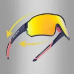 Rockbros 10134Pl Polarized Cycling Glasses Blue And Pink