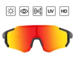 Rockbros 10182 Polarizing Cycling Glasses Red