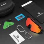 Rockbros 10182 Polarizing Cycling Glasses Red