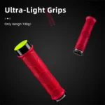 Rockbros 40720007002 Bicycle Grips With Reflector Red
