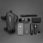 Rockbros B68 Bicycle Bag For Armored Frame With Phone Pocket And Cover 1.7L Black