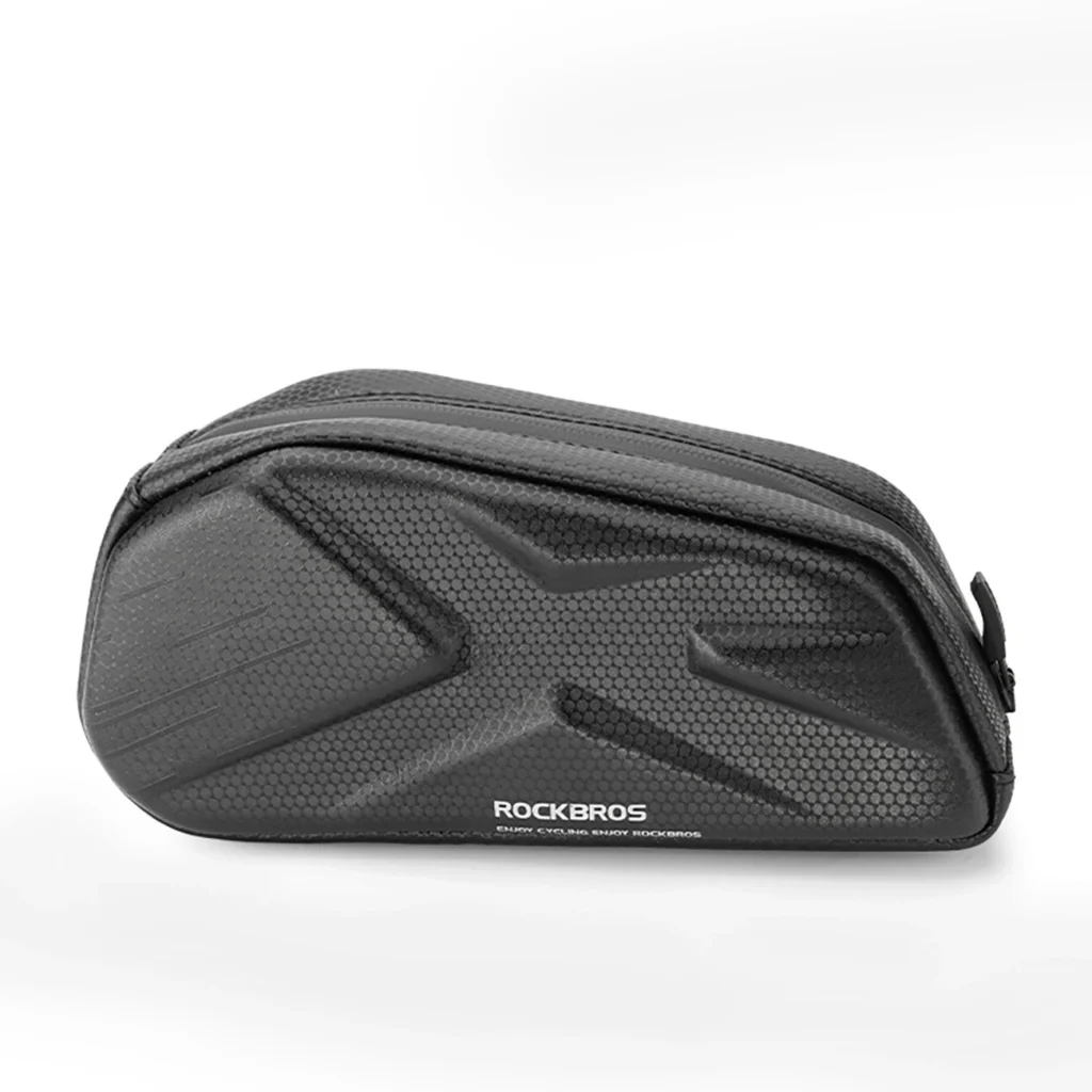 Rockbros Bike Bag, Rigid, Frame, Top Tube, 1.4L Black