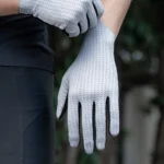 Rockbros Breathable Full Finger Cycling Gloves, Size: L Green