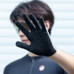 Rockbros Breathable Full Finger Cycling Gloves, Size: M Gray