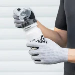 Rockbros Breathable Full Finger Cycling Gloves, Size: M Gray