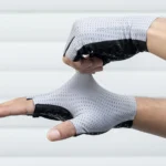 Rockbros Breathable Short Finger Cycling Gloves, Size: S Gray