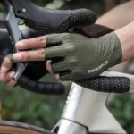 Rockbros Breathable Short Finger Cycling Gloves Size: XL Green