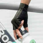 Rockbros Breathable Short Finger Cycling Gloves Size: XL Green