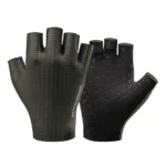 Rockbros Breathable Short Finger Cycling Gloves, Size: XXL Green