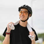 Rockbros Cycling Glasses Photochromic, With Uv Protection And Corrective Insert Transparent Black