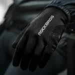 Rockbros Cycling Gloves Spring/Summer/Autumn, Full, Size: M Black