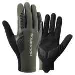 Rockbros Cycling Gloves Spring/Summer/Autumn, Full, Size: M Green