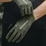 Rockbros Cycling Gloves Spring/Summer/Autumn, Full, Size: M Green