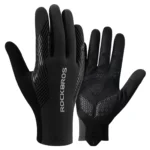 Rockbros Cycling Gloves Spring/Summer/Autumn, Full, Size: XL Black