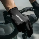 Rockbros Cycling Gloves Spring/Summer/Autumn, Full, Size: XL Black
