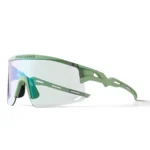 Rockbros Photochromic Cycling Glasses With Uv Protection And Corrective Insert Green