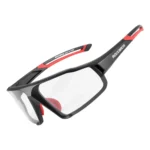 Rockbros Sp216Bk Photochromic Uv400 Cycling Glasses Black And Red