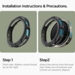 Spigen Liquid Air Samsung Galaxy Watch 8 (40 mm) Matte Black