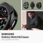 Spigen Liquid Air Samsung Galaxy Watch 8 Classic (46 mm) Matte Black