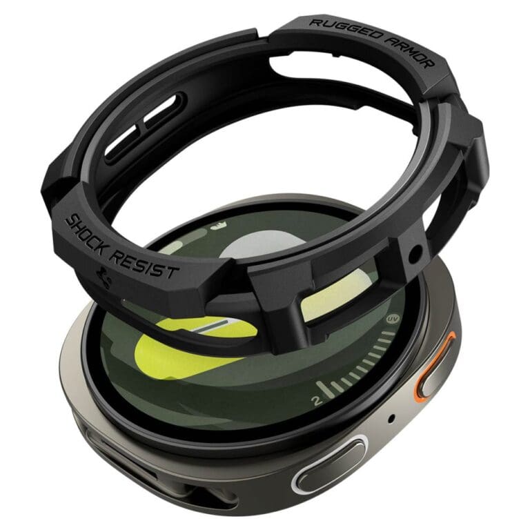 Spigen Rugged Armor Samsung Galaxy Watch 8 (44 mm) Matte Black