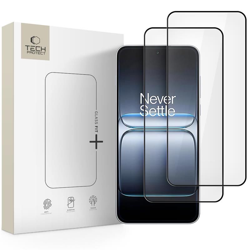 Tech-Protect Glass Fit+ 2-Pack Black Oneplus Nord 5