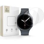 Tech-Protect Glass Fit+ 2-Pack Samsung Galaxy Watch 8 (44 mm) Clear