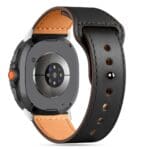 Tech-Protect Leatherfit Samsung Galaxy Watch 8 / Classic (40 / 44 / 46 mm) Black