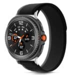 Tech-Protect Nylon Stripe Samsung Galaxy Watch 8 / Classic (40 / 44 / 46 mm) Black/Orange