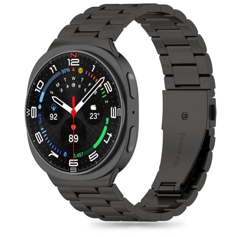 Tech-Protect Stainless Samsung Galaxy Watch 8 / Classic (40 / 44 / 46 mm) Black