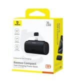 Baseus Compact 20W Fast Charge USB-C Powerbank 5000mAh Cluster Black