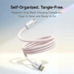 Baseus Dynamic 4 Pro Series Data Cable USB-C USB-C 100W 1m Baby Pink