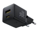 Baseus Palm Fast Charger USB-A + USB-C 30W Black