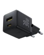 Baseus Palm Fast Charger USB-A + USB-C 30W Black