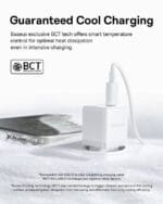 Baseus Palm Fast Charger USB-A + USB-C 30W White