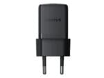 Baseus Palm Fast Charger USB-C 20W + Data Cable USB-C/USB-C 1m Black