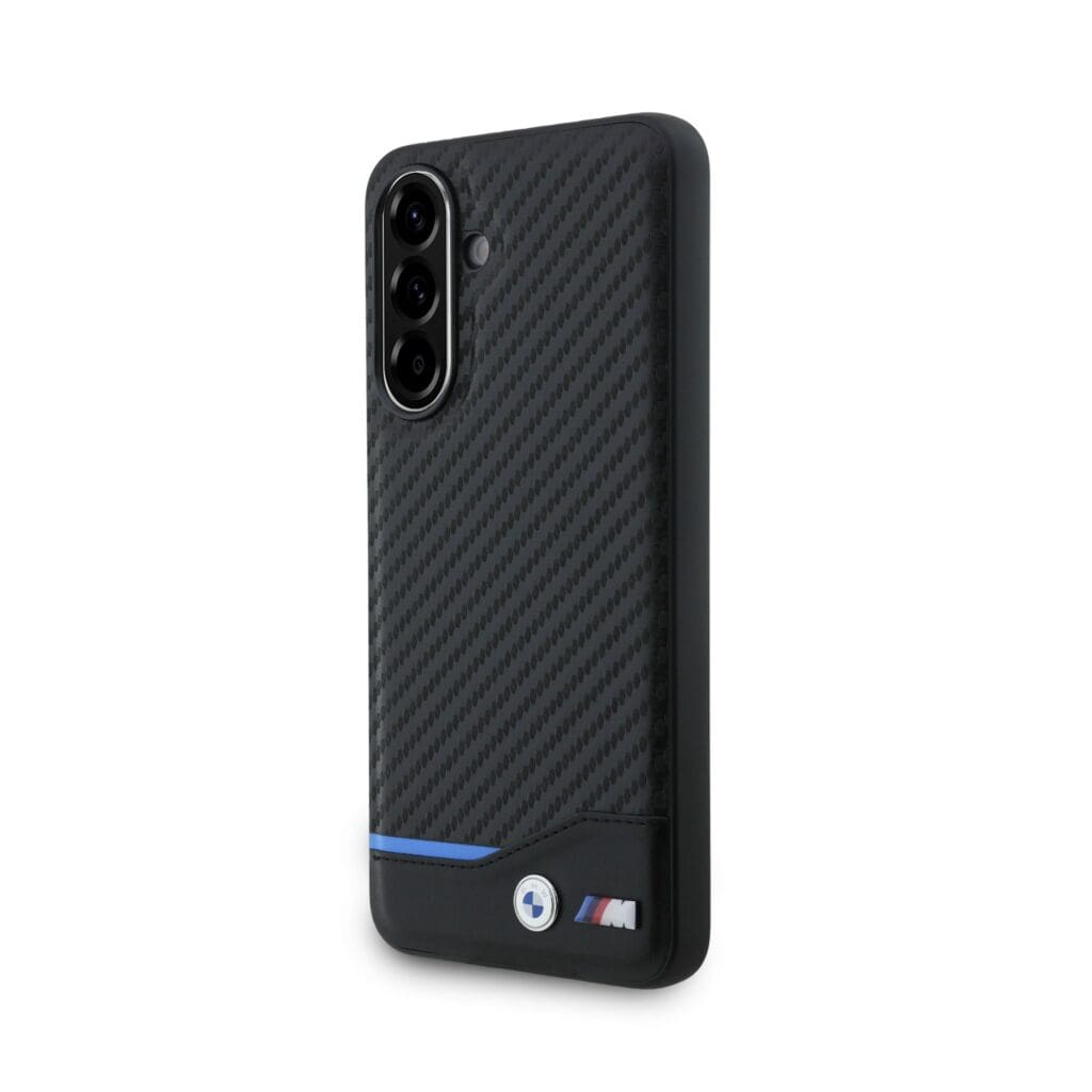 BMW M PU Carbon Blue Line Black Kryt Samsung Galaxy A56 5G