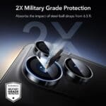 ESR Armorite Camera Protector Black iPhone 14 Pro/14 Pro Max/15 Pro/15 Pro Max/16 Pro/16 Pro Max/17 Pro/17 Pro Max