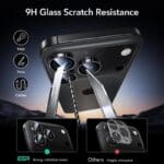 ESR Armorite Camera Protector Black iPhone 14 Pro/14 Pro Max/15 Pro/15 Pro Max/16 Pro/16 Pro Max/17 Pro/17 Pro Max