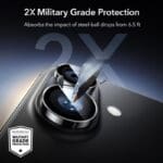 ESR Armorite Camera Protector Black iPhone 16/16 Plus/17