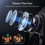 ESR Armorite Camera Protector Black iPhone 16/16 Plus/17