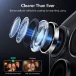 ESR Armorite Camera Protector Clear iPhone 14 Pro/14 Pro Max/15 Pro/15 Pro Max/16 Pro/16 Pro Max/17 Pro/17 Pro Max