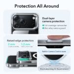 ESR Classic Hybrid Kickstand MagSafe Clear Kryt iPhone 17 Pro