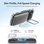 ESR Classic Hybrid Kickstand MagSafe Clear Kryt iPhone 17 Pro