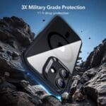 ESR Classic Hybrid MagSafe & Tempered Glass Clear/Black iPhone 17