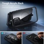 ESR Classic Hybrid MagSafe & Tempered Glass Clear/Black iPhone 17