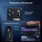 ESR Classic Hybrid MagSafe & Tempered Glass Clear/Black iPhone 17 Pro