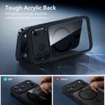 ESR Classic Hybrid MagSafe & Tempered Glass Clear/Black iPhone 17 Pro